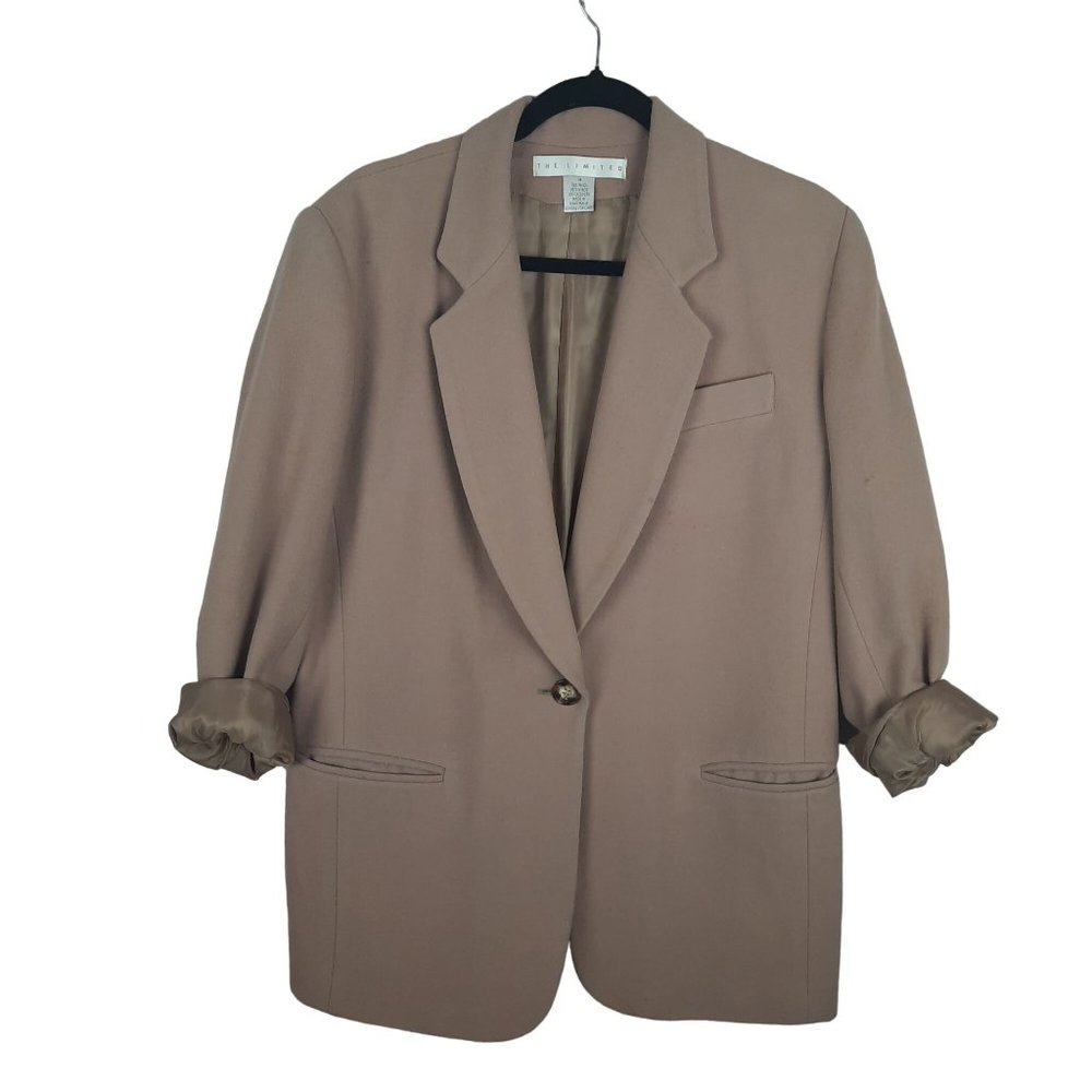 Vintage The Limited Wool Cashmere Blazer Jacket - Picture 3 of 13